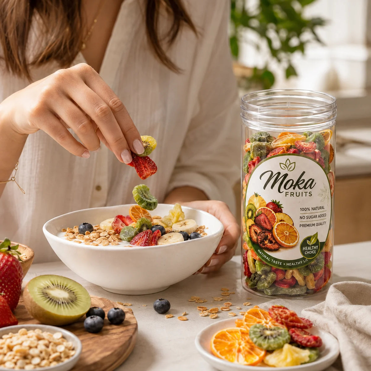 Moka Fruits Natural Dried Mixed Fruits 200g