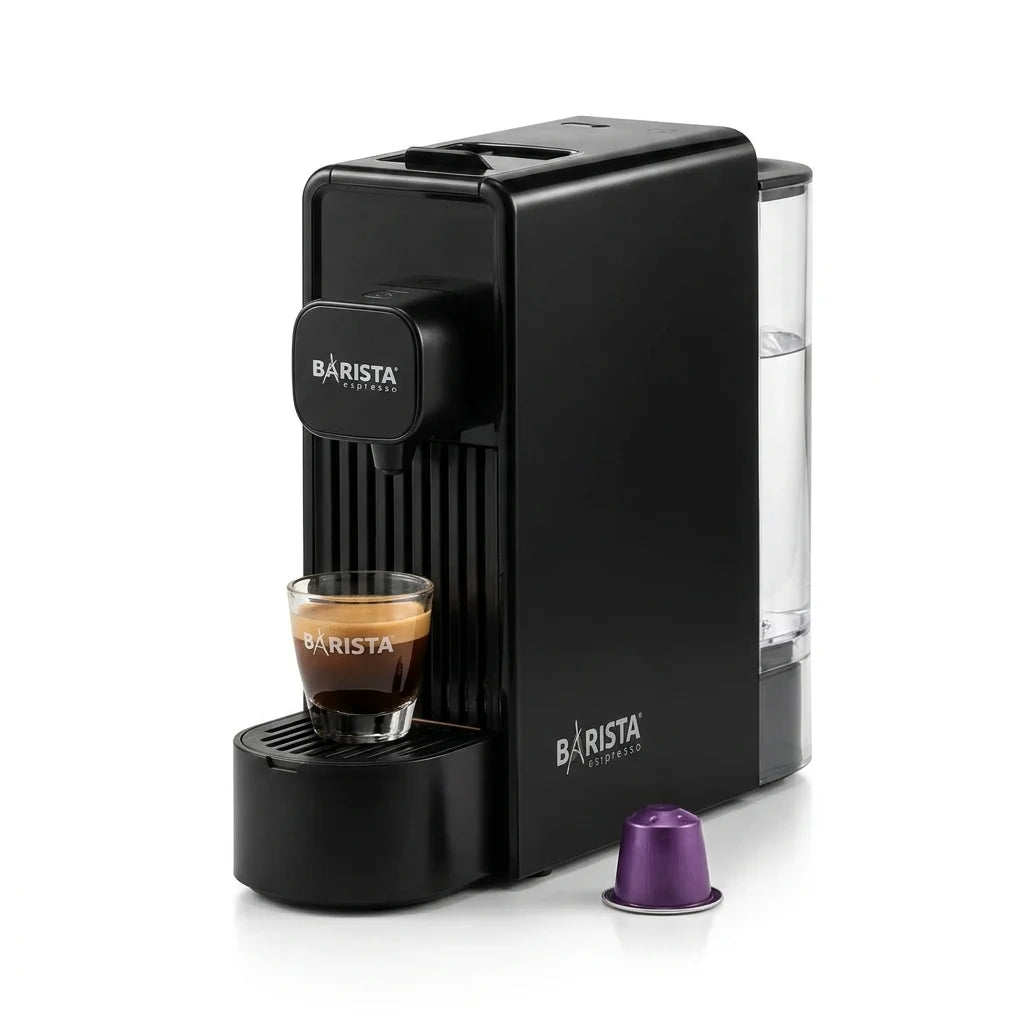 Barista Espresso Astra Mini Capsule Coffee Machine Black