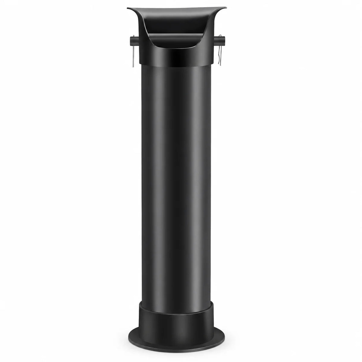 Espresso Knock Box Floor Standing Black