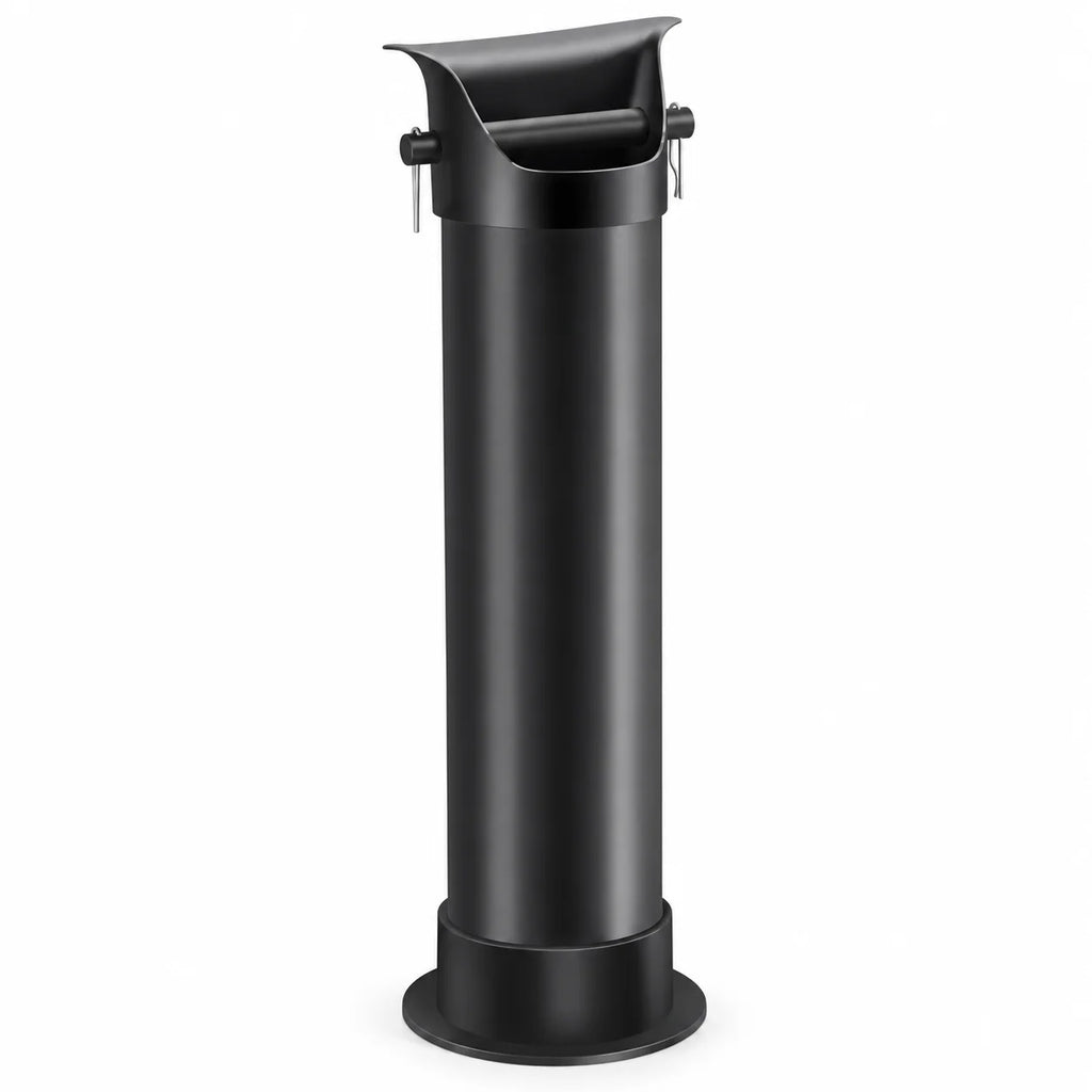 Espresso Knock Box Floor Standing Black