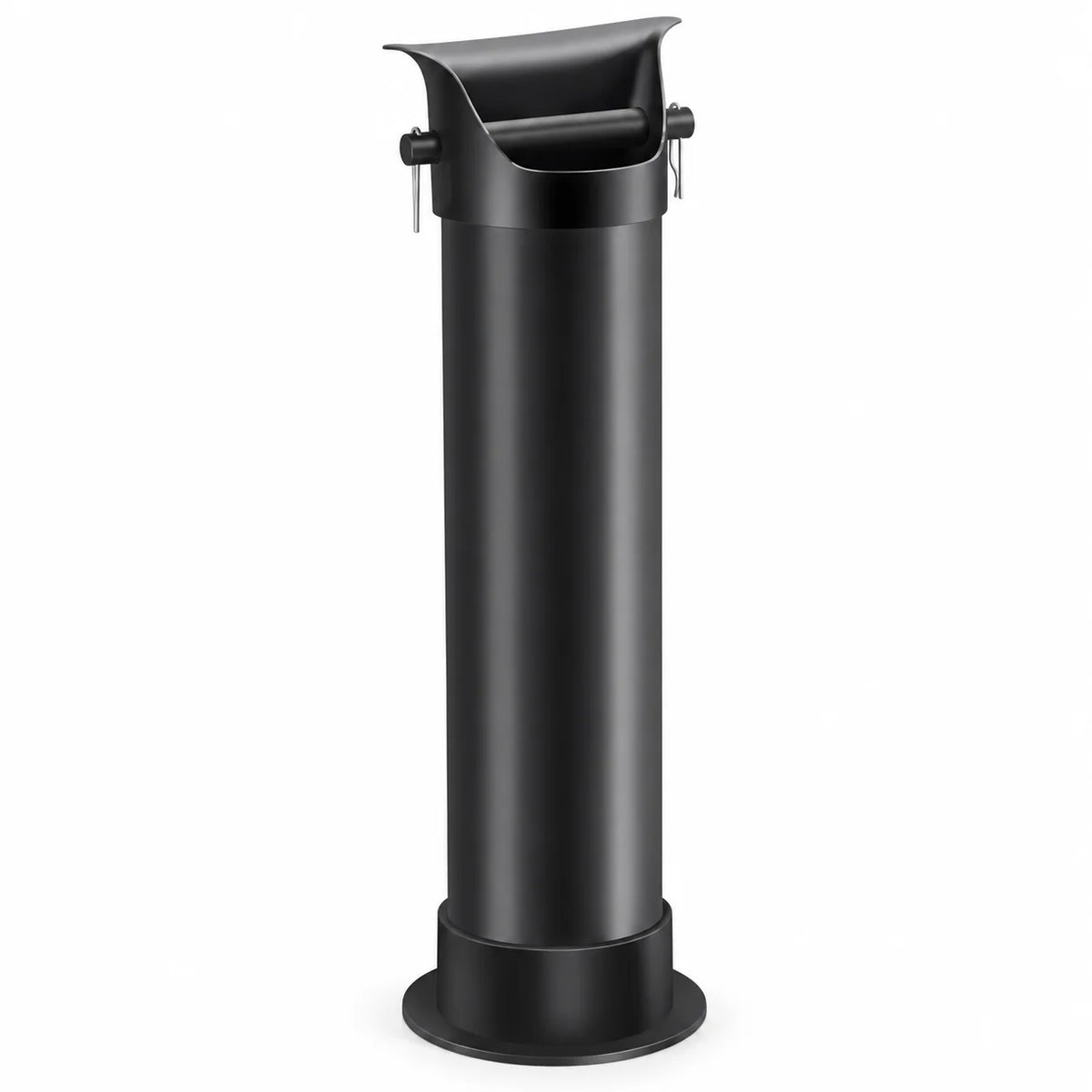 Espresso Knock Box Floor Standing Black