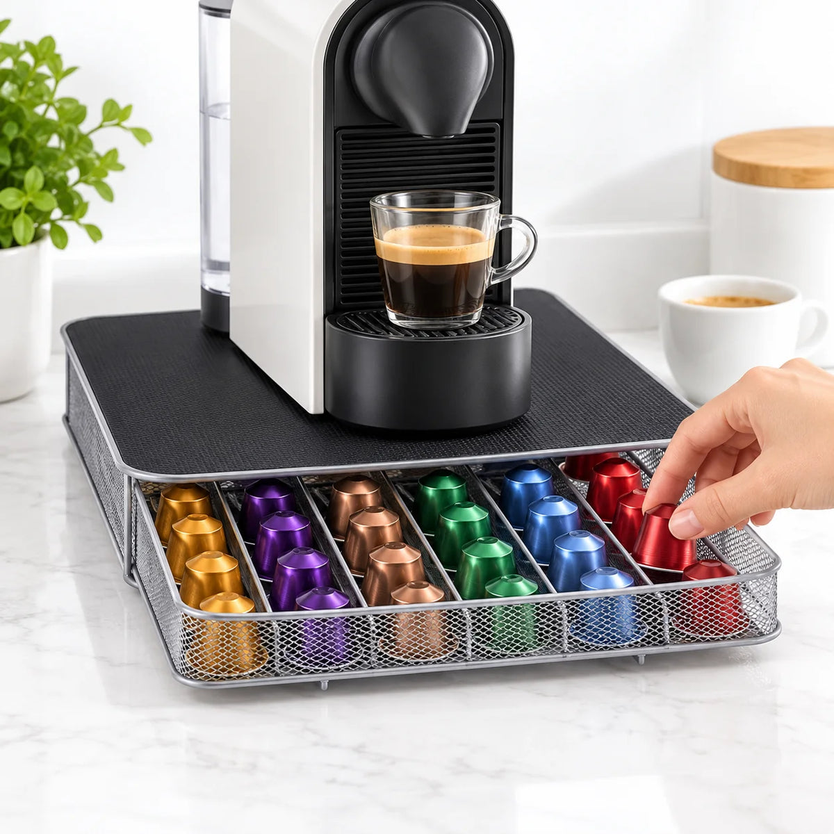 Nespresso Capsule Drawer Stand Mesh 36 Pods