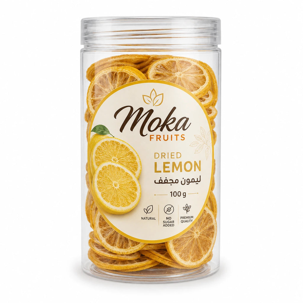 Moka Fruits Natural Dried Lemon Slices 100g