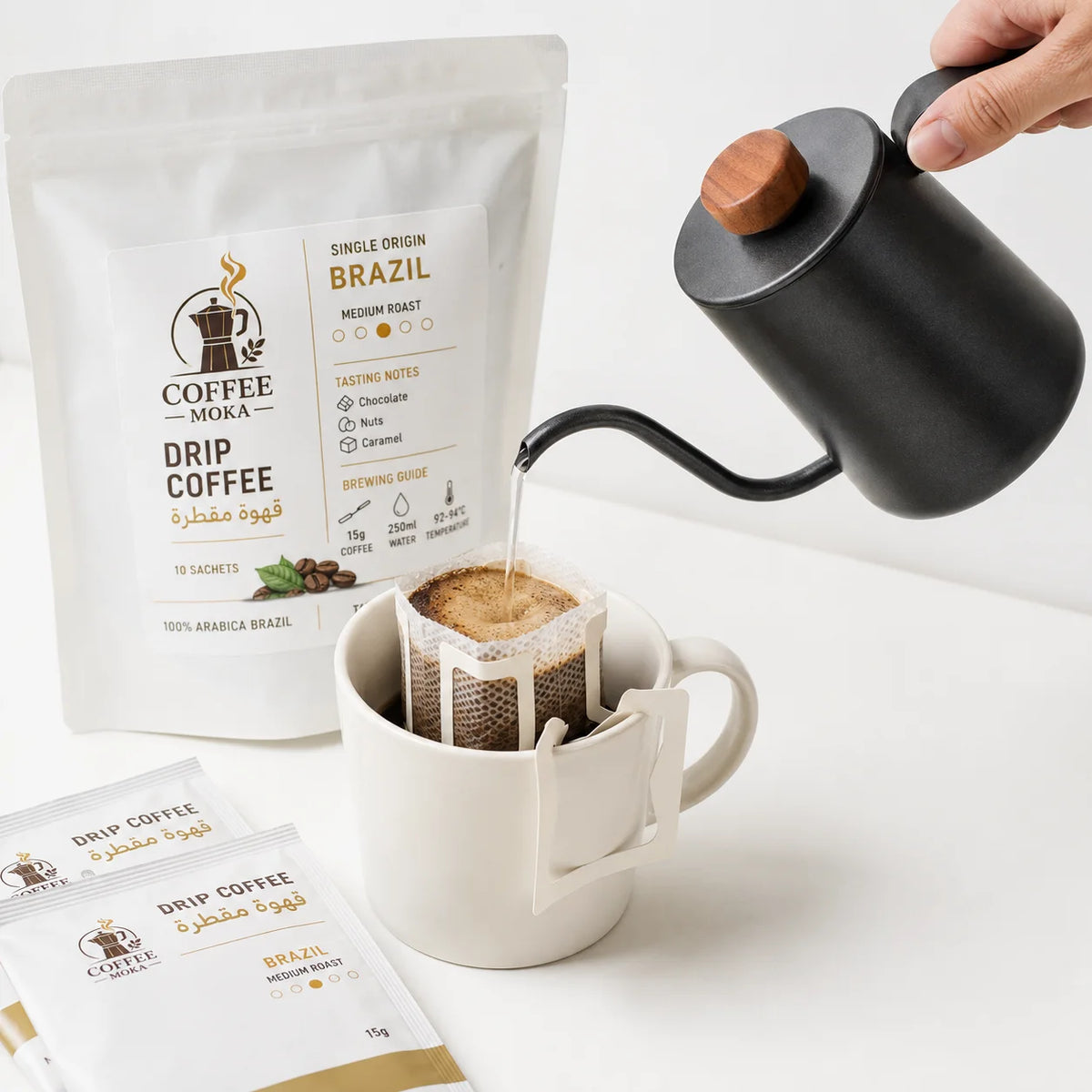 MOKA Single Origin Brazil Drip Bags 10 Sachets