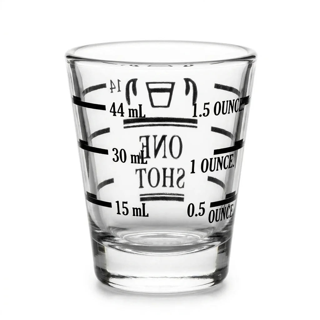 Heavy Glass Espresso Shot Measuring Cup 45ml