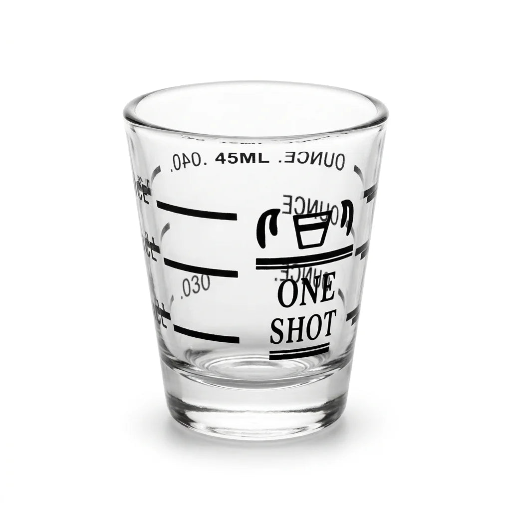 Heavy Glass Espresso Shot Measuring Cup 45ml