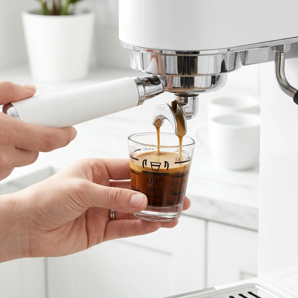 Heavy Glass Espresso Shot Measuring Cup 45ml