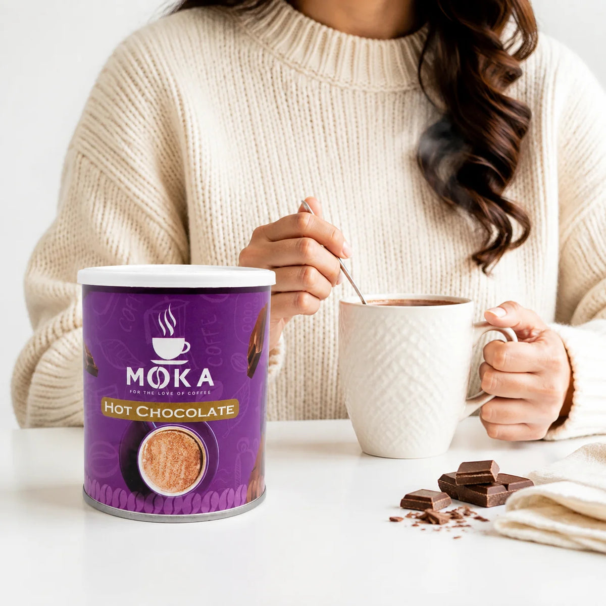 MOKA Hot Chocolate Powder Canister 400g