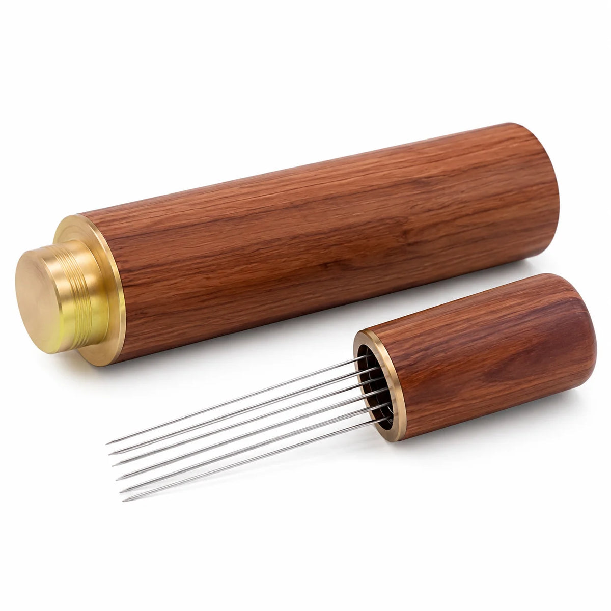 Needle Coffee Distributor with Wooden Tube