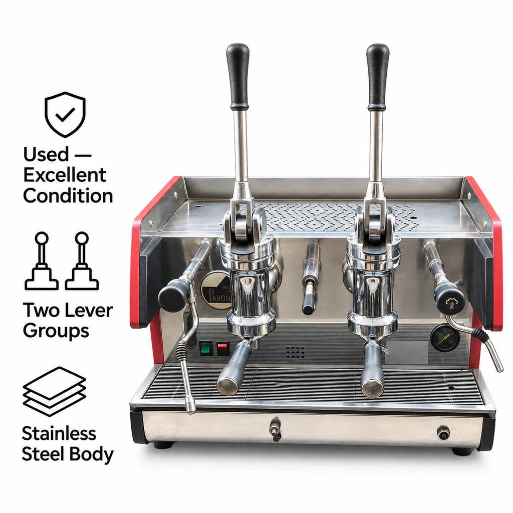 La Pavoni 2-Group Lever Commercial Espresso Machine Used
