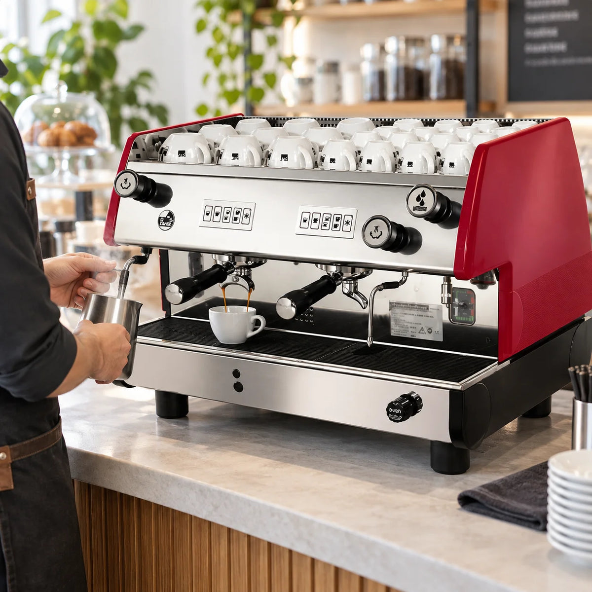 La Pavoni Bar 2V 2-Group Commercial Espresso Machine Used
