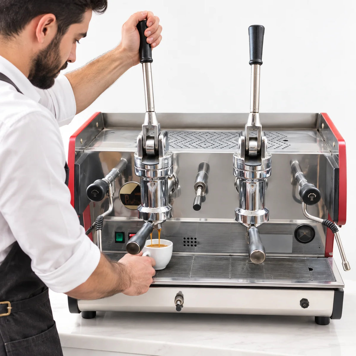 La Pavoni 2-Group Lever Commercial Espresso Machine Used